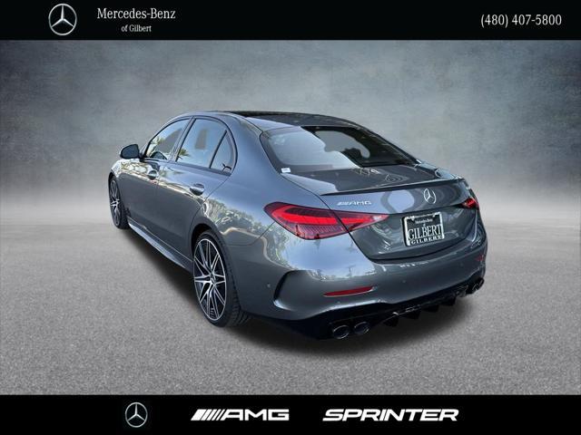 new 2024 Mercedes-Benz AMG C 43 car, priced at $69,295