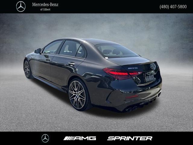 new 2024 Mercedes-Benz AMG C 43 car, priced at $71,245