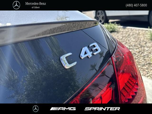 new 2024 Mercedes-Benz AMG C 43 car, priced at $71,245