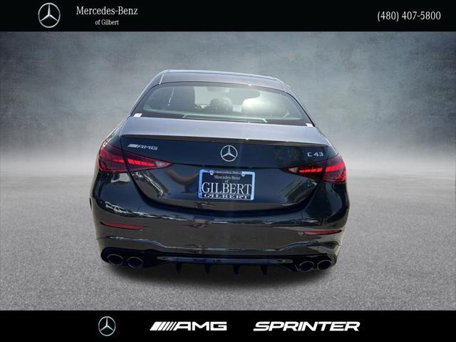 new 2024 Mercedes-Benz AMG C 43 car, priced at $71,245