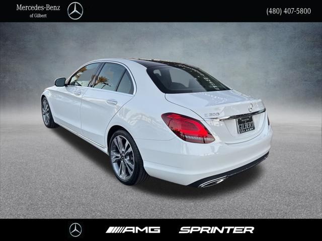 used 2021 Mercedes-Benz C-Class car, priced at $26,994