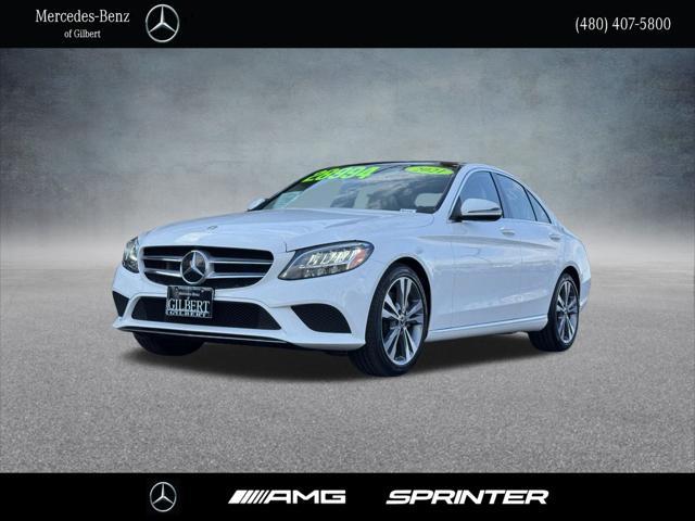 used 2021 Mercedes-Benz C-Class car, priced at $28,994
