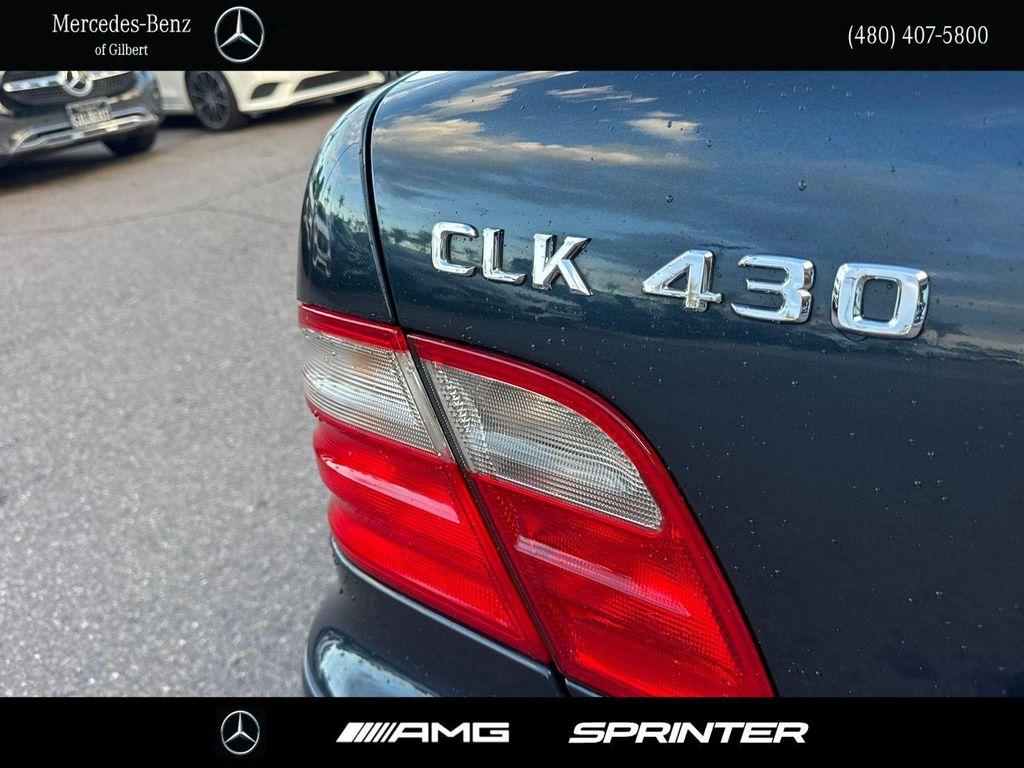 used 2002 Mercedes-Benz CLK-Class car, priced at $12,987