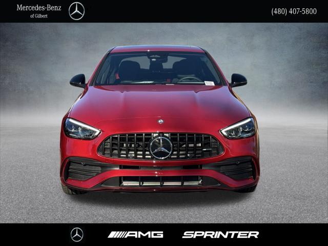 new 2024 Mercedes-Benz AMG C 43 car, priced at $67,775