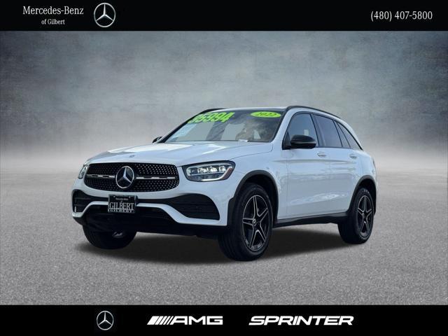used 2022 Mercedes-Benz GLC 300 car, priced at $35,994