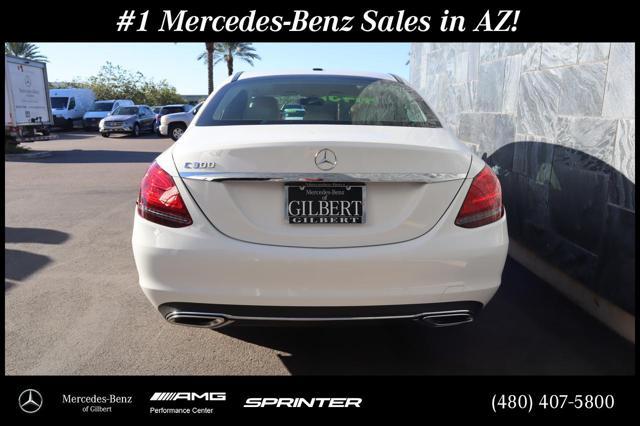 used 2021 Mercedes-Benz C-Class car, priced at $27,994