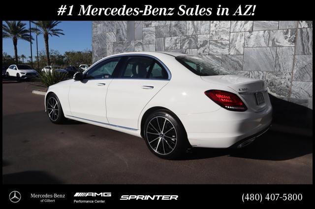 used 2021 Mercedes-Benz C-Class car, priced at $27,994