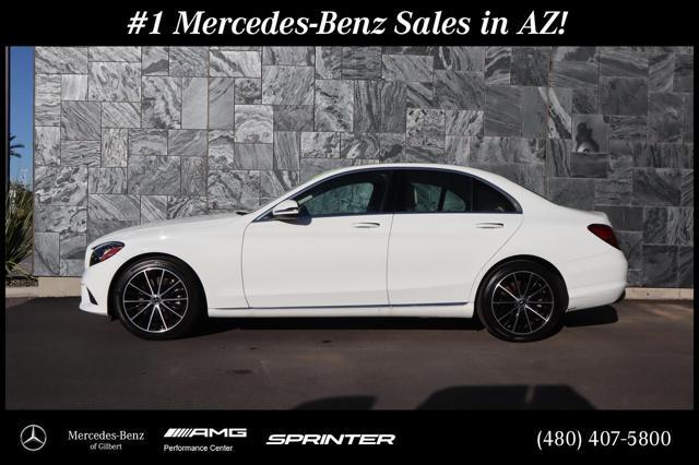 used 2021 Mercedes-Benz C-Class car, priced at $27,994