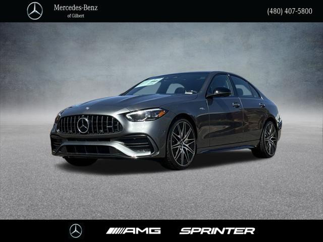 new 2024 Mercedes-Benz AMG C 43 car, priced at $70,795