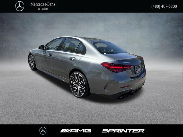 new 2024 Mercedes-Benz AMG C 43 car, priced at $70,795