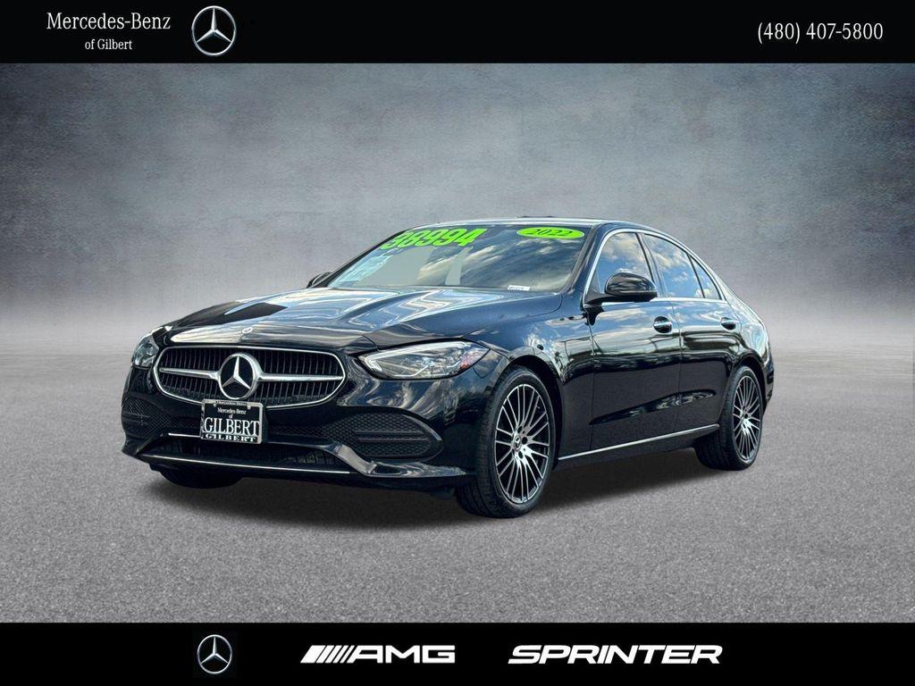 used 2022 Mercedes-Benz C-Class car, priced at $34,994