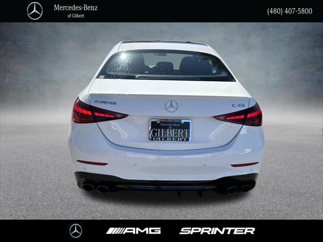 new 2024 Mercedes-Benz AMG C 43 car, priced at $68,745