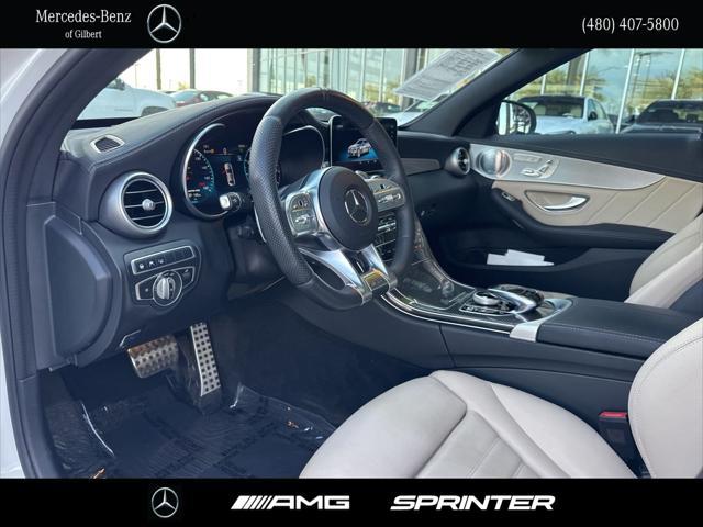 used 2021 Mercedes-Benz AMG C 43 car, priced at $48,994