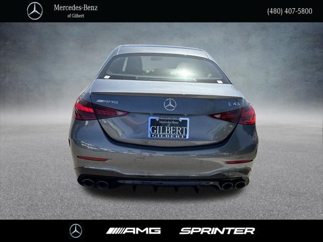 new 2024 Mercedes-Benz AMG C 43 car, priced at $69,295