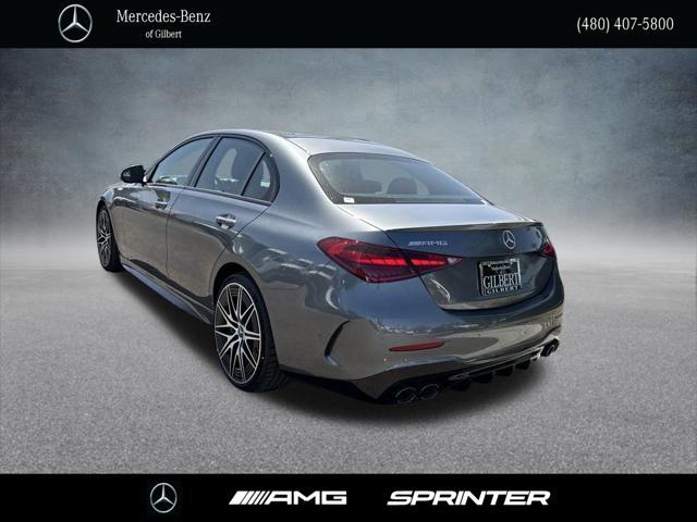 new 2024 Mercedes-Benz AMG C 43 car, priced at $69,295