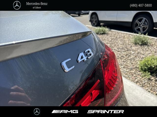 new 2024 Mercedes-Benz AMG C 43 car, priced at $69,295