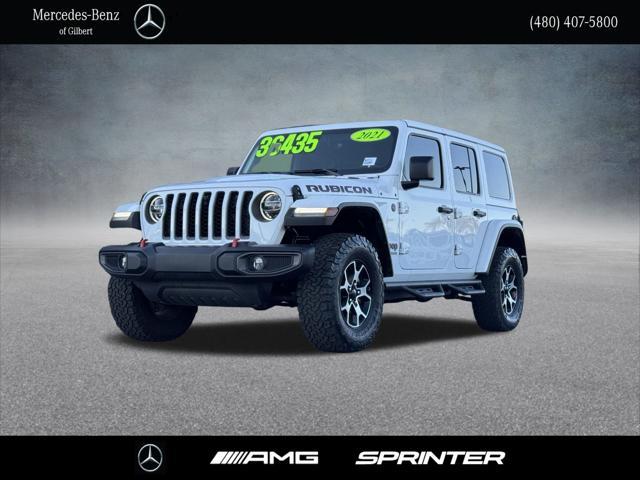 used 2021 Jeep Wrangler Unlimited car, priced at $38,994