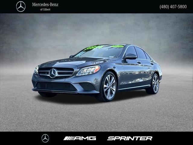 used 2020 Mercedes-Benz C-Class car, priced at $27,494