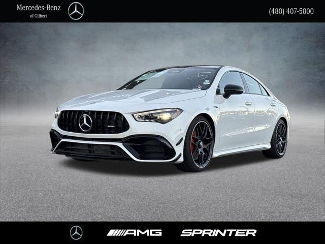 new 2025 Mercedes-Benz AMG CLA 45 car, priced at $77,100