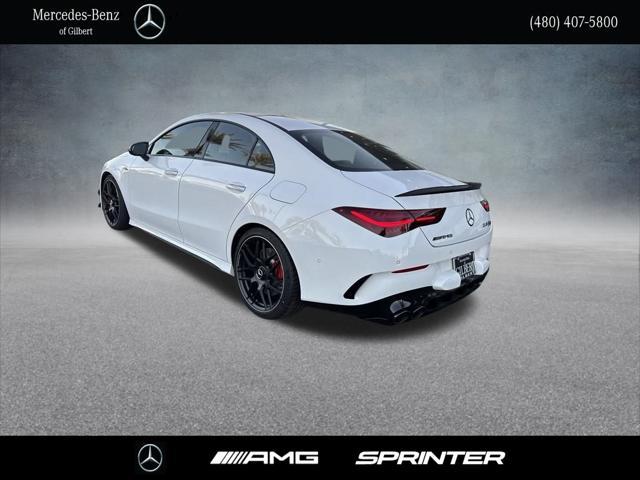 new 2025 Mercedes-Benz AMG CLA 45 car, priced at $77,100