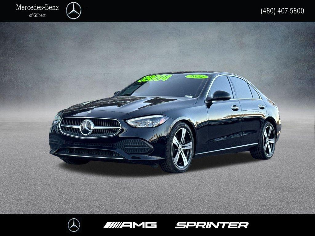 used 2022 Mercedes-Benz C-Class car, priced at $39,994