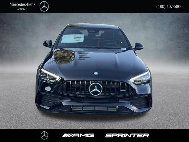 new 2025 Mercedes-Benz AMG C 43 car, priced at $68,875