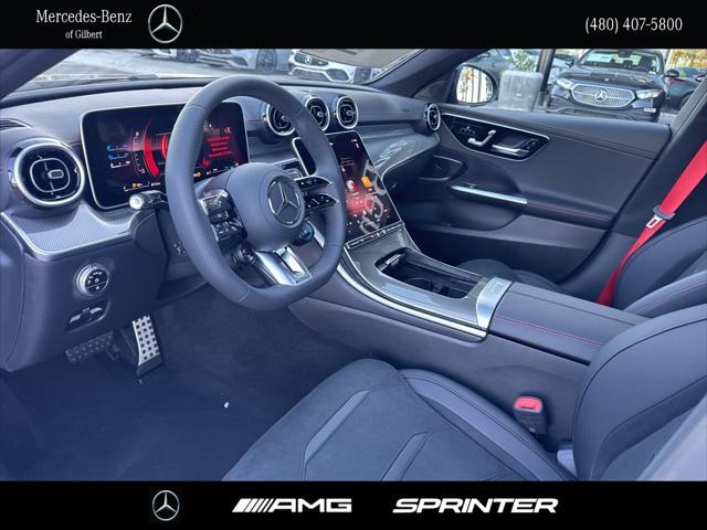 new 2025 Mercedes-Benz AMG C 43 car, priced at $68,875
