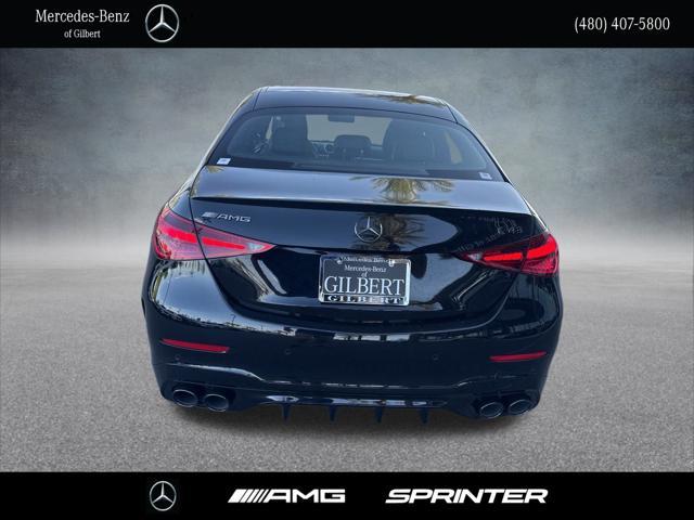 new 2025 Mercedes-Benz AMG C 43 car, priced at $68,875