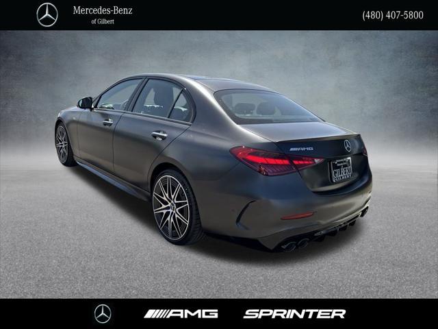 new 2024 Mercedes-Benz AMG C 43 car, priced at $71,675