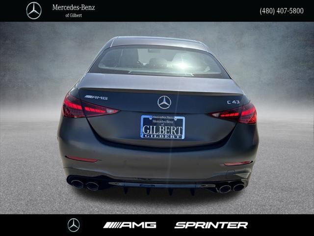 new 2024 Mercedes-Benz AMG C 43 car, priced at $71,675