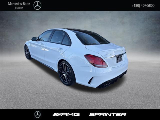 used 2020 Mercedes-Benz AMG C 43 car, priced at $38,994