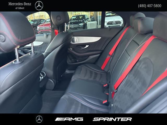 used 2021 Mercedes-Benz AMG C 43 car, priced at $44,994