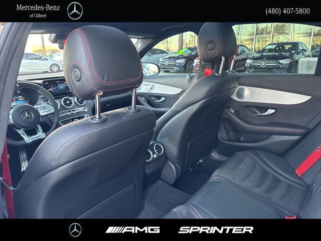 used 2021 Mercedes-Benz AMG C 43 car, priced at $44,994