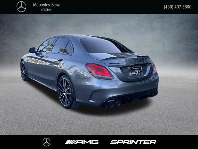 used 2020 Mercedes-Benz AMG C 43 car, priced at $45,994