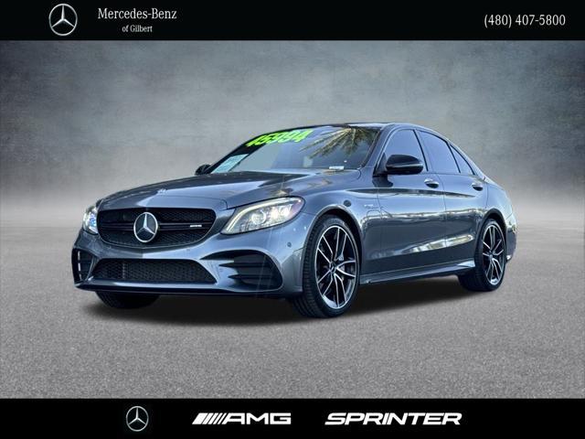 used 2020 Mercedes-Benz AMG C 43 car, priced at $37,994