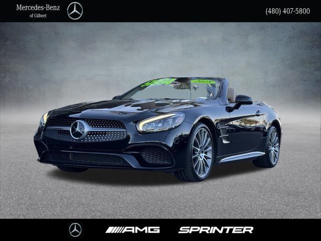 used 2018 Mercedes-Benz SL 550 car, priced at $50,994