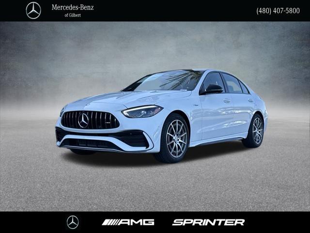 new 2024 Mercedes-Benz AMG C 43 car, priced at $67,070