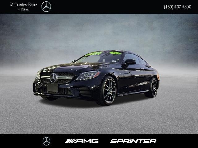 used 2022 Mercedes-Benz AMG C 43 car, priced at $51,994