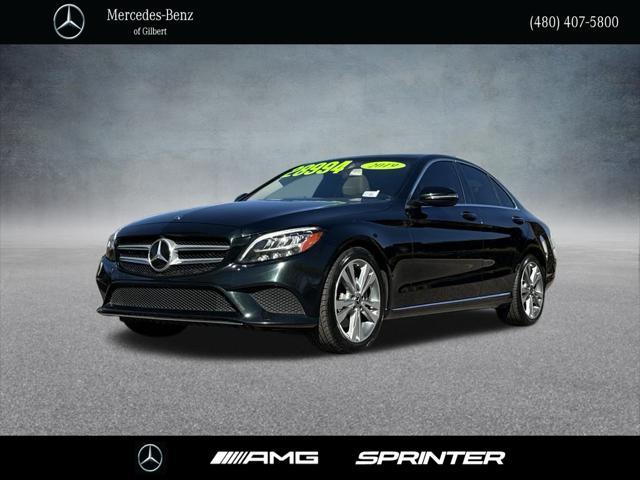 used 2019 Mercedes-Benz C-Class car, priced at $23,994