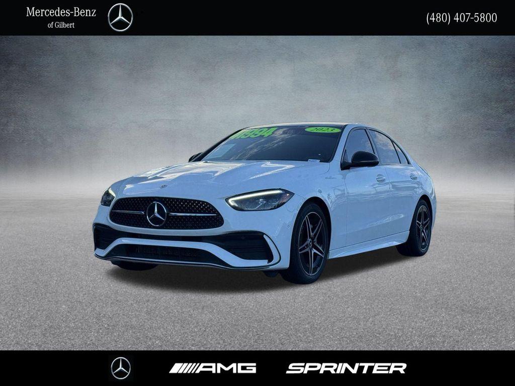 used 2023 Mercedes-Benz C-Class car, priced at $37,994