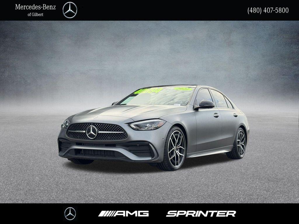 used 2022 Mercedes-Benz C-Class car, priced at $40,694