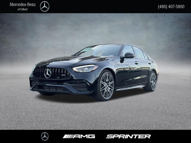 new 2025 Mercedes-Benz AMG C 43 car, priced at $68,860