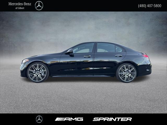 new 2025 Mercedes-Benz AMG C 43 car, priced at $68,860