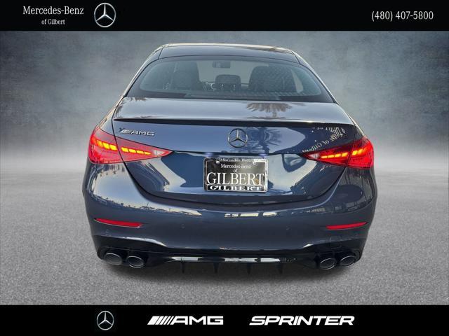 new 2025 Mercedes-Benz AMG C 43 car, priced at $73,630