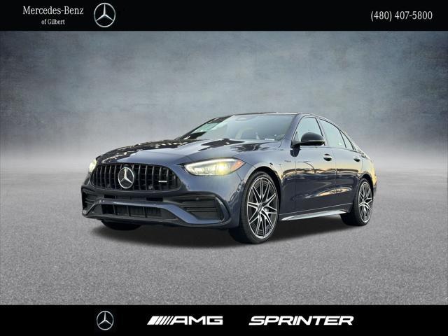 new 2025 Mercedes-Benz AMG C 43 car, priced at $73,630