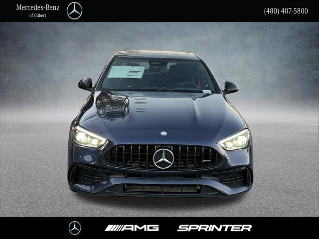 new 2025 Mercedes-Benz AMG C 43 car, priced at $73,630