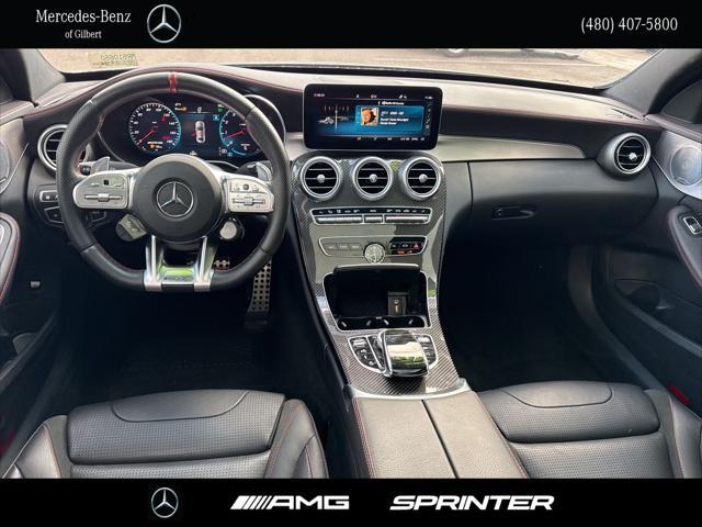 used 2021 Mercedes-Benz AMG C 43 car, priced at $48,994