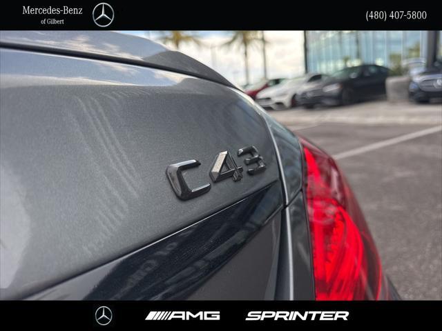 used 2021 Mercedes-Benz AMG C 43 car, priced at $48,994