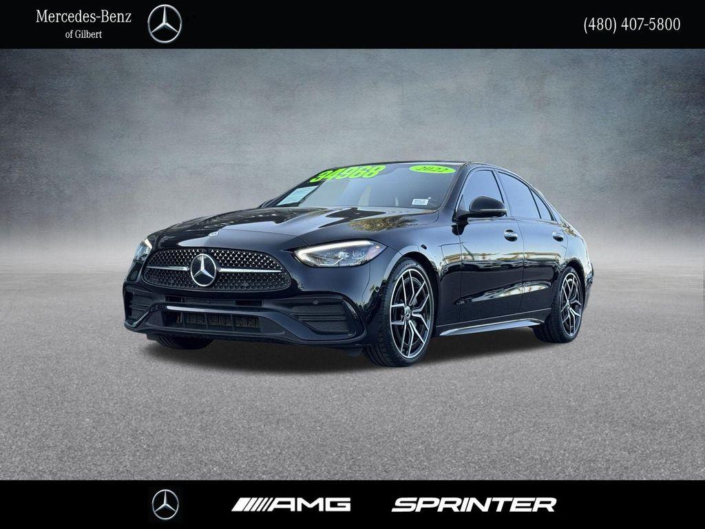 used 2022 Mercedes-Benz C-Class car, priced at $38,994