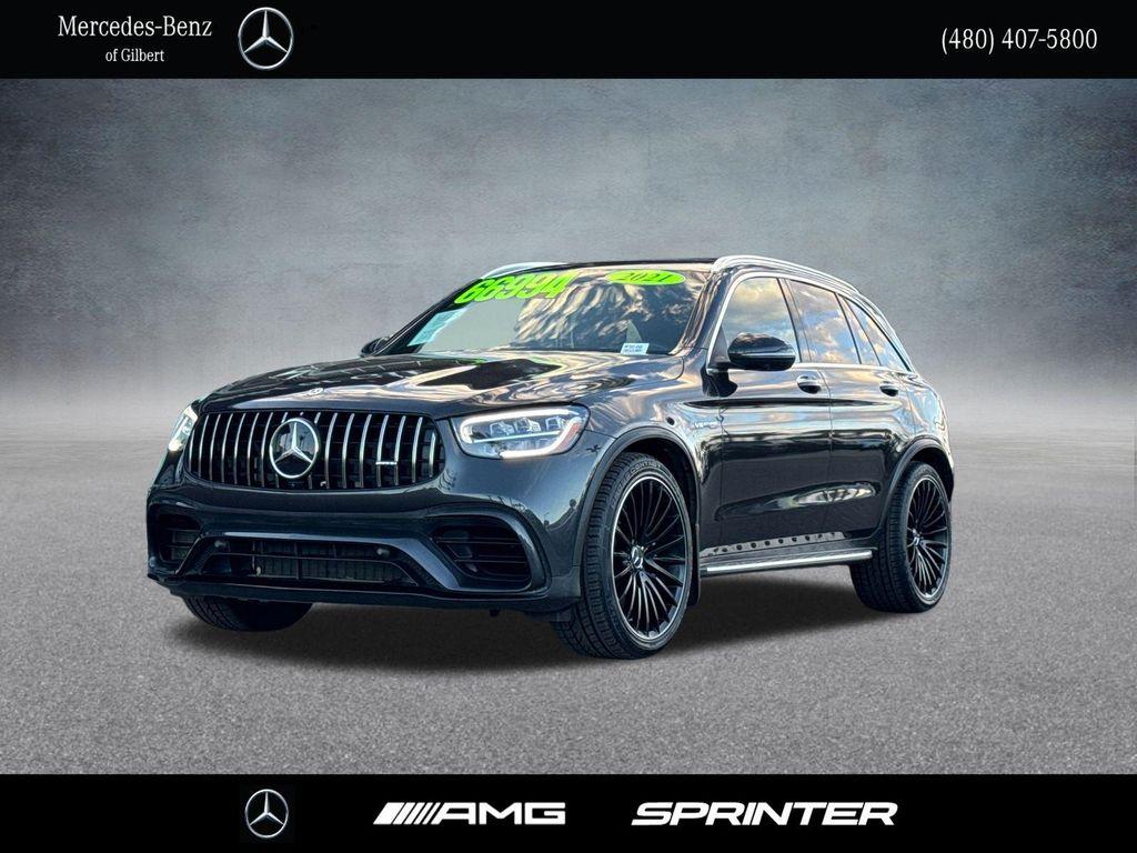 used 2021 Mercedes-Benz AMG GLC 63 car, priced at $65,994